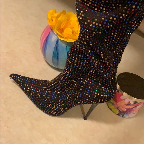 Jeffrey Campbell Shoes Bedazzled Boots Poshmark